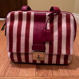 Marc Jacobs Collection mini red leather camera bag, short handles, barely worn